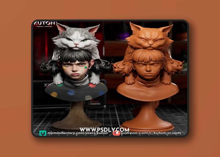 Kuton Figurines – Moki and Wasabi – 3D Print Model STL 1 Kuton Figurines – Moki and Wasabi – 3D Print Model STL