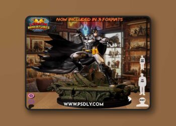 Marve Batman – 3D STL Print Model