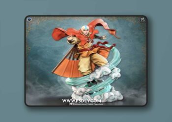 Neko Figurines – Aang – Avatar The Last Airbender Figure – 3D Print Model STL