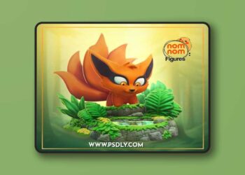 Nomnom Figures – Chibi Kurama from Naruto – 3D Print Model STL