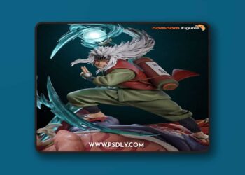 Nomnom Figures – Jiraiya – Naruto – 3D Print Model STL