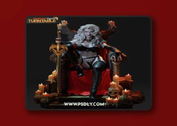 Nomnom Figures – Lady Death – 3D Print Model STL