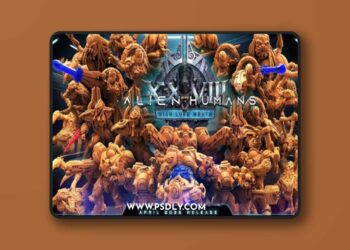 Papsikels Miniatures April 2026 – 3D Print Model STL