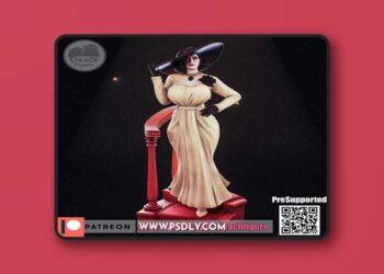 Peach Figure – Alcina – 3D Print Model STL