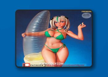 Peach Figure – Brown Dust 2 – Nebris – 3D Print Model STL