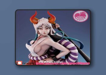 Peach Figure – Yamato One Piece – 3D Print Model STL
