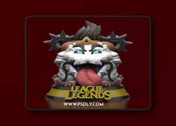 Poro Draven League of Legends – 3D STL Print Model