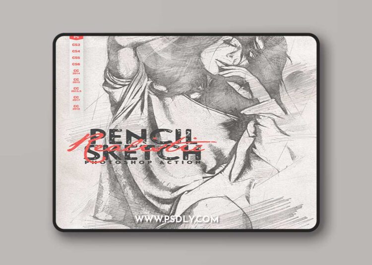 Realistic Pencil Sketch CS3+ 4065726 1 Realistic Pencil Sketch CS3 4065726