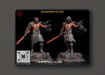 STL Project – Darth Maul – 3D Print Model STL