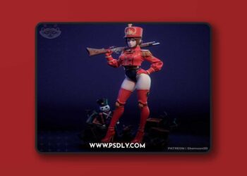 SherCoon 3D – Colette Marche The Tin Soldier – 3D Print Model STL
