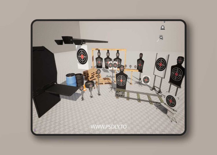 Shooting targets (5.0 – 5.8) for Unreal Engine 1 Shooting targets (5.0 – 5.8)
