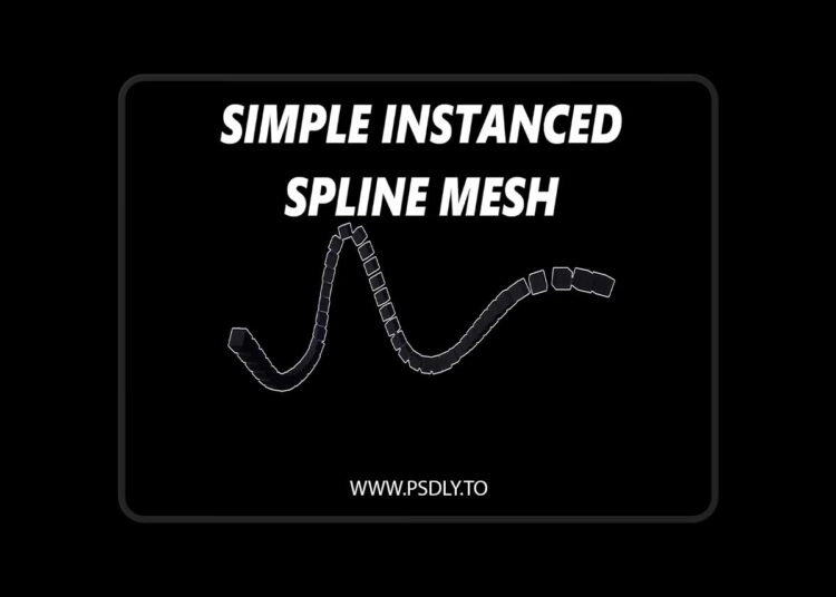 Simple Instanced Spline Mesh v1.0.170 (5.5) 1 Simple Instanced Spline Mesh v1.0.170 (5.5)