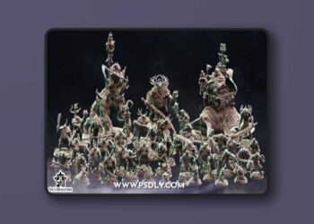 Sins Miniatures – Plague Daemon Infestation February 2026 – 3D Print Model STL