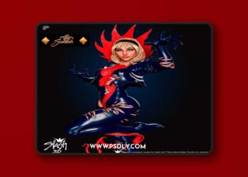 Slash 3D – Gwenom – 3D Print Model STL