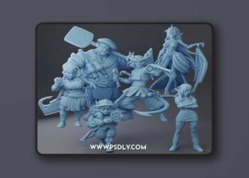 Twin Goddess Miniatures August 2025 – 3D Print Model STL