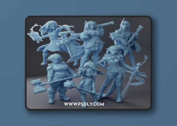 Twin Goddess Miniatures February 2026 – 3D Print Model STL