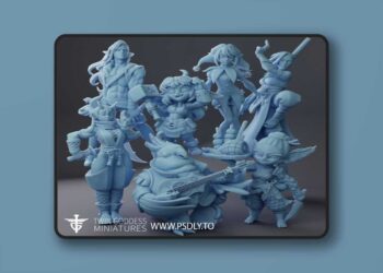 Twin Goddess Miniatures July 2026 – 3D Print Model STL