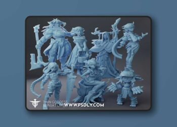 Twin Goddess Miniatures May 2026 – 3D Print Model STL