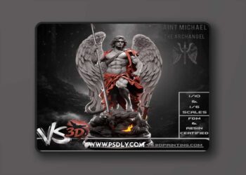 VS3D – Archangel Saint Michael – 3D Print Model