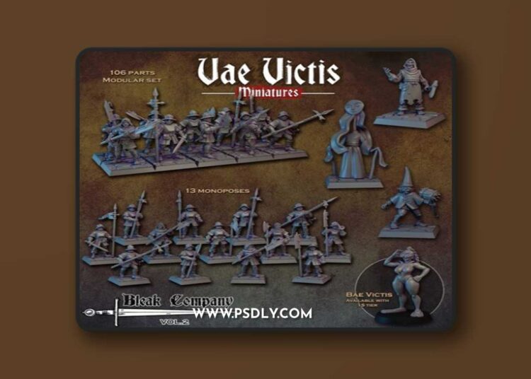 Vae Victis Miniatures – Bleak company August 2026 – 3D Print Model STL 1 Vae Victis Miniatures – Bleak company August 2026 – 3D Print Model STL