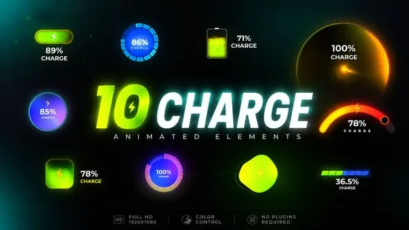 Videohive - 10x Charge Load pack - 65003216 1 Videohive 10x Charge Load pack 65003216