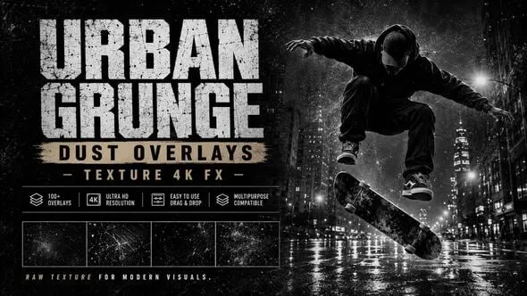 Videohive - 12 Grunge Paper Stretch & Dust Overlays | 4K Texture Pack - 65078026 1 Videohive 12 Grunge Paper Stretch Dust Overlays 4K Texture Pack 65078026