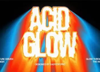 Videohive Acid Glow Typography 65116691