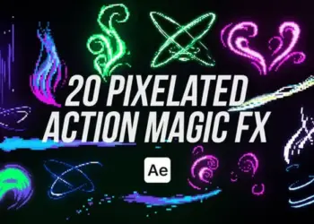 Videohive Action FX 8 Bit Pixelated Magic For After Effects 65078036