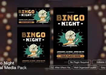 Videohive Bingo Night Social Media Pack 65133106