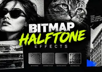 Videohive Bitmap Halftone Effects for After Effects 65132782
