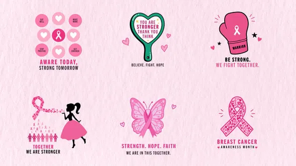 Videohive - Breast Cancer Awareness Titles - 64986230 1 Videohive Breast Cancer Awareness Titles 64986230