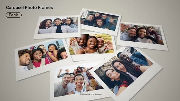 Videohive - Carousel Photo Frames - 65079457 1 Videohive Carousel Photo Frames 65079457
