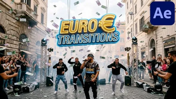 Videohive - Euro Banknotes Transitions for After Effects - 65083652 1 Videohive Euro Banknotes Transitions for After Effects 65083652