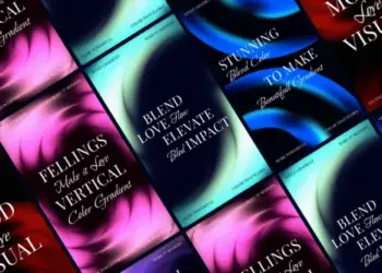 Videohive Looping Abstract Gradient Vertical Background 64985480