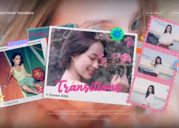 Videohive Photo Frames Transitions 65085905