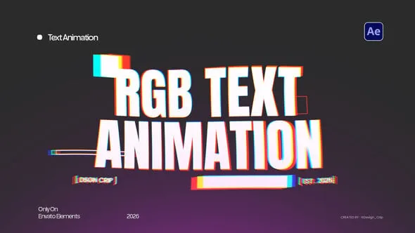 Videohive - RGB Text Animation - 65079376 1 Videohive RGB Text Animation 65079376