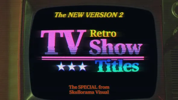 Videohive - Retro TV Show Titles V2 - 65075921 1 Videohive Retro TV Show Titles V2 65075921