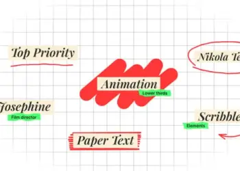 Videohive Scribble Text Animation 65133408
