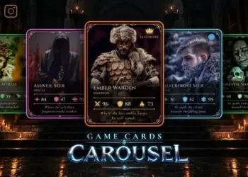 Videohive Tabletop Game Cards Carousel 65166981