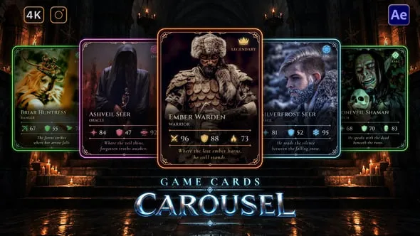 Videohive - Tabletop Game Cards Carousel - 65166981 1 Videohive Tabletop Game Cards Carousel 65166981