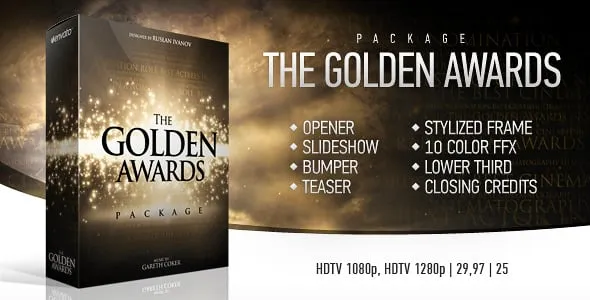 Videohive - The Golden Awards Package - 3719926 1 Videohive The Golden Awards Package 3719926