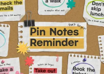 Videohive Unfold Paper Pin Notes Reminder 65133042