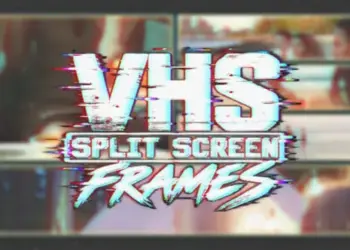Videohive VHS Split Screen Frames 65107991