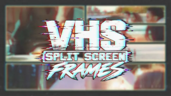 Videohive - VHS Split Screen Frames - 65107991 1 Videohive VHS Split Screen Frames 65107991