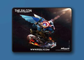 Wicked – Winter Soldier and Falcon Diorama – 3D Print Model