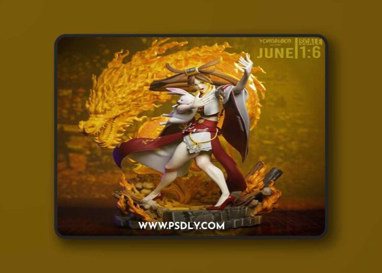 Yongblood Sculpture – Jam Kuradoberi Guilty Gear – 3D Print Model STL 1 Yongblood Sculpture – Jam Kuradoberi Guilty Gear – 3D Print Model STL