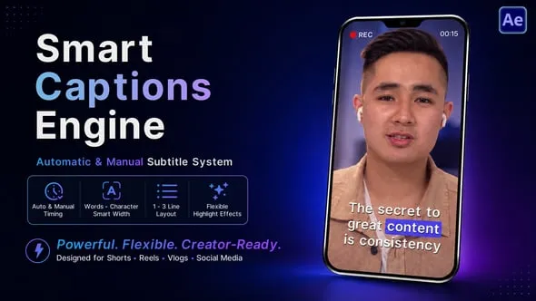 Videohive - Smart Captions Engine - 65047079 1 download 19