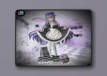 joseisculpts – Maid Biboo – 3D Print Model STL
