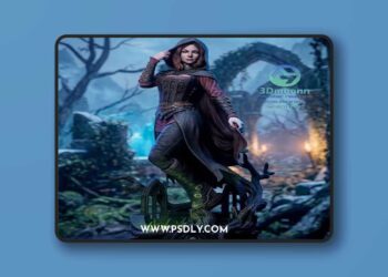 3Dmoonn – TES5 Skyrim – Serana – 3D Print Model STL