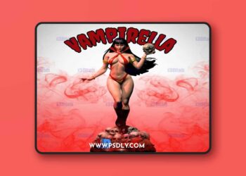 3Dmoonn – Vampirella – 3D Print Model STL